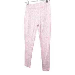 Gymshark Fleur Moroccan Brick Marl Texture Leggings With Side Pocket Sz M